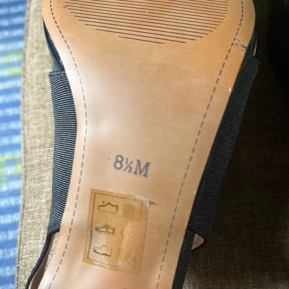 J Renee Woman’s Patent Leather Sling back Pumps 8,5 - Picture 8 of 10